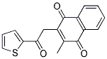 2-Methyl-3-(2-oxo-2-(thienyl)ethyl)naphthoquinone 结构式