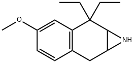 7,7-二甲基-5-甲氧基-1A,2,7,7A-四氢-1H-1-氮-环丙基[B]萘 结构式