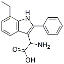 2-AMINO-2-(7-ETHYL-2-PHENYL-1H-INDOL-3-YL)ACETIC ACID 结构式