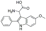 2-AMINO-2-(5-METHOXY-2-PHENYL-1H-INDOL-3-YL)ACETIC ACID 结构式