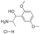 2-AMINO-1-(2,5-DIMETHOXYPHENYL)-1-PROPANOL.HCL 结构式