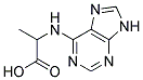 2-(9H-Purin-6-ylamino)propanoic acid 结构式