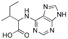 2-(9H-PURIN-6-YLAMINO)-3-METHYLPENTANOIC ACID 结构式