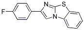 2-(4-FLUORO-PHENYL)-BENZO[D]IMIDAZO[2,1-B]THIAZOLE 结构式