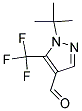1-叔丁基-5-三氟甲基-1H-吡唑-4-醛 结构式