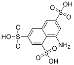 1-NAPHTHYLAMINE-3, 6,8-TRISULPHONIC ACID 结构式