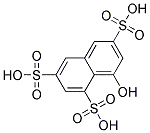 1-NAPHTHOL-3,6,8-TRISULFONIC ACID 结构式