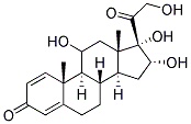 16-ALPHA-HYDROXYPREDNISOLON 结构式