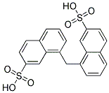 1,1-METHYLENE-BIS(7-NAPHTHALENE SULFONIC ACID) 结构式