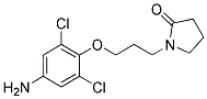 1-(3-(4-AMINO-2,6-DICHLOROPHENOXY)PROPYL)PYRROLIDIN-2-ONE 结构式