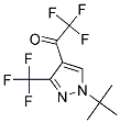 1-(1-甲基-3-三氟甲基-1H-吡唑-4-基) -2,2,2-三氟-乙酮 结构式