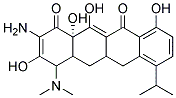 (12aS)-2-Amino-4-(dimethylamino)-4a,5,5a,6-tetrahydro-3,10,12,12a-tetrahydroxy-7-isopropyltetracene-1,11(4H,12aH)-dione 结构式