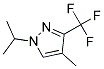 1-ISOPROPYL-4-METHYL-3-(TRIFLUOROMETHYL)-1H-PYRAZOLE, TECH 结构式