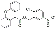 2-CHLORO-5-NITROBENZYL 9H-XANTHENE-9-CARBOXYLATE, TECH 结构式