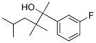2-(3-FLUOROPHENYL)-3,3,5-TRIMETHYLHEXAN-2-OL, TECH 结构式