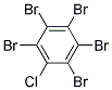 1,2,3,4,5-PENTABROMO-6-CHLOROBENZENE, TECH 结构式