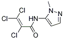 2,3,3-TRICHLORO-N-(1-METHYL-1H-PYRAZOL-5-YL)ACRYLAMIDE, TECH 结构式