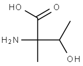 2-AMINO-3-HYDROXY-2-METHYLBUTANOIC ACID, TECH 结构式