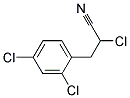 2-CHLORO-3-(2,4-DICHLOROPHENYL)PROPANENITRILE, TECH 结构式