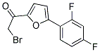2-BROMO-1-[5-(2,4-DIFLUOROPHENYL)-2-FURYL]ETHAN-1-ONE 结构式