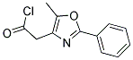 2-(5-METHYL-2-PHENYL-1,3-OXAZOL-4-YL)ACETYLCHLORIDE 结构式