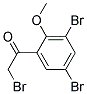 2-BROMO-1-(3,5-DIBROMO-2-METHOXYPHENYL)ETHANONE 结构式