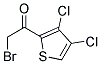 2-BROMO-1-(3,4-DICHLOROTHIOPHEN-2-YL)ETHANONE 结构式