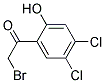 2-BROMO-1-(4,5-DICHLORO-2-HYDROXYPHENYL)ETHANONE 结构式