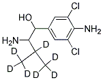 1-(4-AMINO-3,5-DICHLORO-PHENYL)-2-ISOPROPYL-D7-AMINO-ETHANOL 结构式