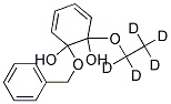 2-BENZYLOXY-1-ETHOXY-D5-PYROCATECHOL 结构式