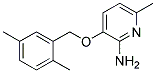 2-AMINO-3-(2,5-DIMETHYLBENZYLOXY)-6-METHYLPYRIDINE 95+% 结构式