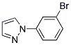 1-(3-BROMOPHENYL)-1H-PYRAZOL 结构式