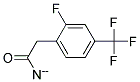 2-FLUORO-4-(TRIFLUOROMETHYL)PHENYLACETONITRIL 结构式