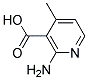 2-AMINO-4-METHYLNICOTINIC ACID 结构式