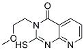 2-MERCAPTO-3-(2-METHOXYETHYL)PYRIDO[2,3-D]PYRIMIDIN-4(3H)-ONE 结构式