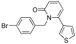 1-(4-BROMOBENZYL)-6-THIEN-3-YLPYRIDIN-2(1H)-ONE 结构式