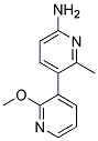 2'-METHOXY-2-METHYL-[3,3']BIPYRIDINYL-6-YLAMINE 结构式