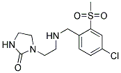 1-(2-([4-CHLORO-2-(METHYLSULFONYL)BENZYL]AMINO)ETHYL)IMIDAZOLIDIN-2-ONE 结构式