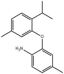 2-(2-ISOPROPYL-5-METHYLPHENOXY)-4-METHYLANILINE 结构式