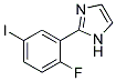2-(2-FLUORO-5-IODO-PHENYL)-1H-IMIDAZOLE 结构式