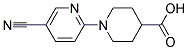 1-(5-CYANOPYRIDIN-2-YL)PIPERIDINE-4-CARBOXYLIC ACID 结构式