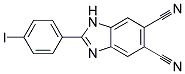 2-(4-Iodo-phenyl)-1H-benzoimidazole-5,6-dicarbonitrile 结构式