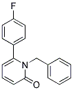 1-BENZYL-6-(4-FLUOROPHENYL)PYRIDIN-2(1H)-ONE 结构式