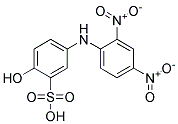 2,4-Dinitro-4'-hydroxydiphenylamine-3'-sulfonic acid 结构式