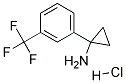 1-(3-TRIFLUOROMETHYL-PHENYL)-CYCLOPROPYLAMINE HYDROCHLORIDE 结构式