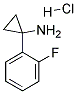 1-(2-FLUORO-PHENYL)-CYCLOPROPYLAMINE HYDROCHLORIDE 结构式