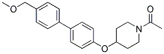 1-ACETYL-4-([4'-(METHOXYMETHYL)BIPHENYL-4-YL]OXY)PIPERIDINE 结构式