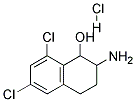 2-AMINO-6,8-DICHLORO-1,2,3,4-TETRAHYDRO-NAPHTHALEN-1-OL HYDROCHLORIDE 结构式