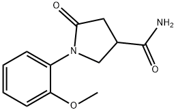 1-(2-METHOXYPHENYL)-5-OXOPYRROLIDINE-3-CARBOXAMIDE 结构式