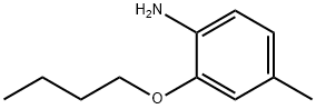 2-丁氧基-4-甲基苯胺 结构式